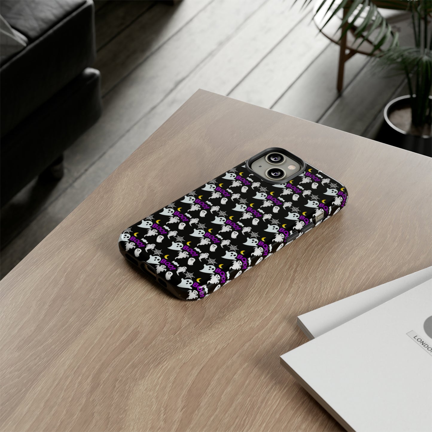 Ghost Halloween iPhone Case, Cute Goth Cell Phone Case, Ghost iPhone Case,