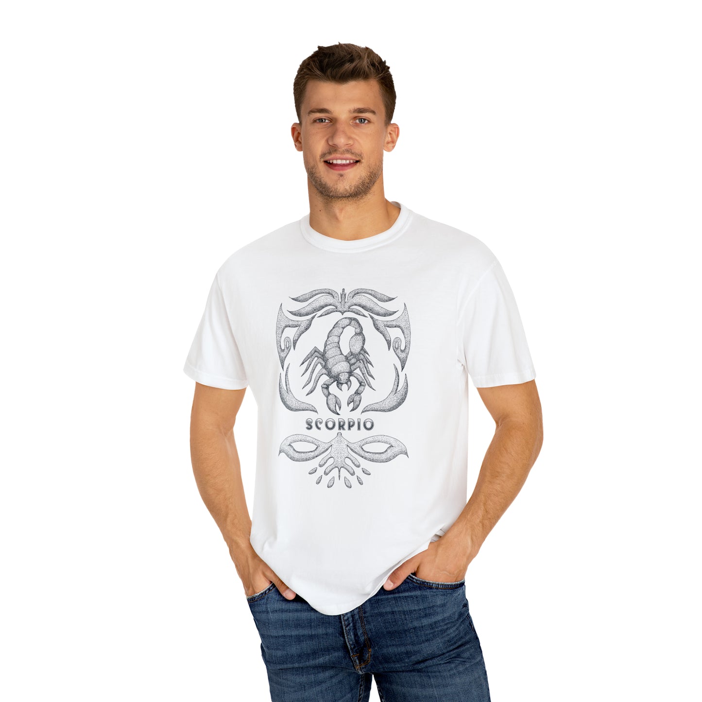 Comfort Colors Scorpio Vintage Shirt, Zodiac T-shirt, Leo Shirt Unisex Garment-Dyed T-shirt