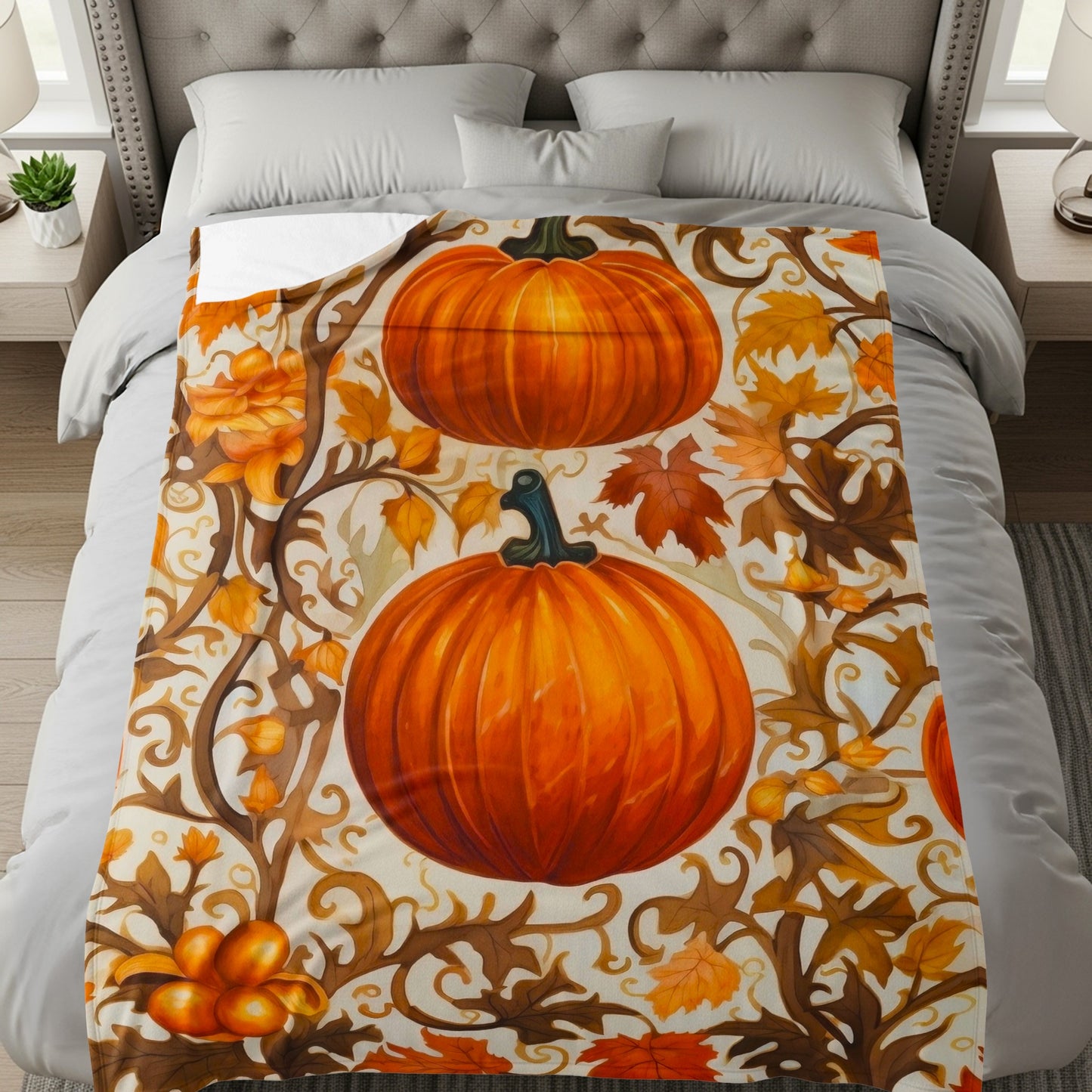 Autumn Pumpkin Harvest Patterned Bedding product