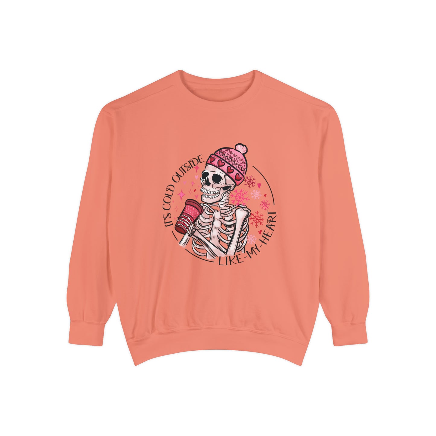 Valentine Skeleton Unisex Garment-Dyed Sweatshirt