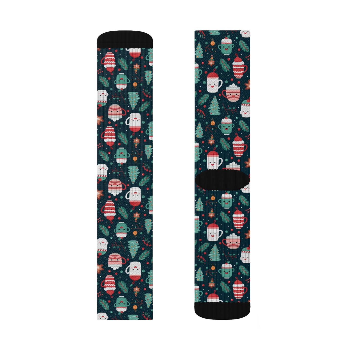 Kawaii Christmas Casual Socks, Novelty Cool Cute Warm Socks, Funny Cozy