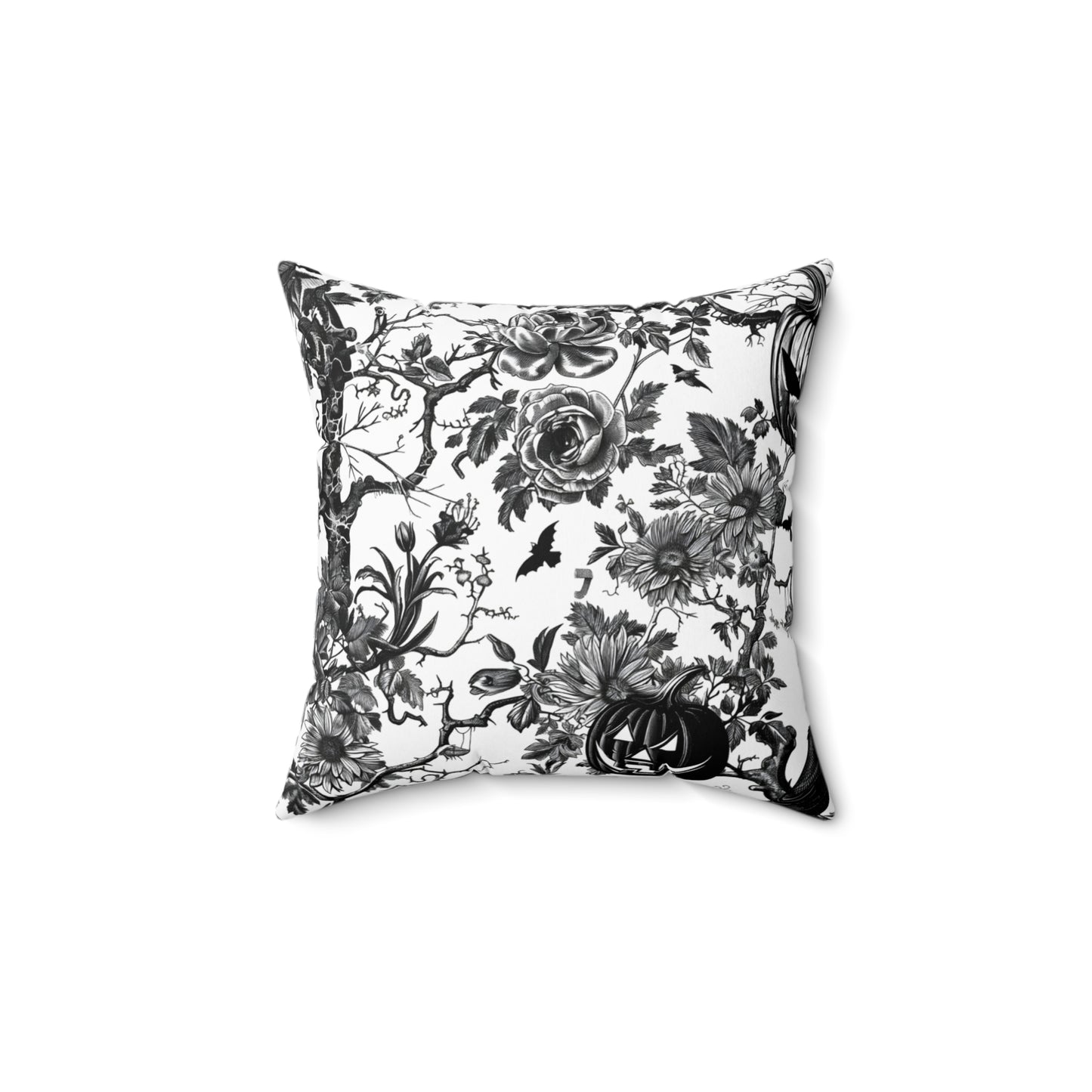 Elegant Floral Patterned Decorative Pillow product