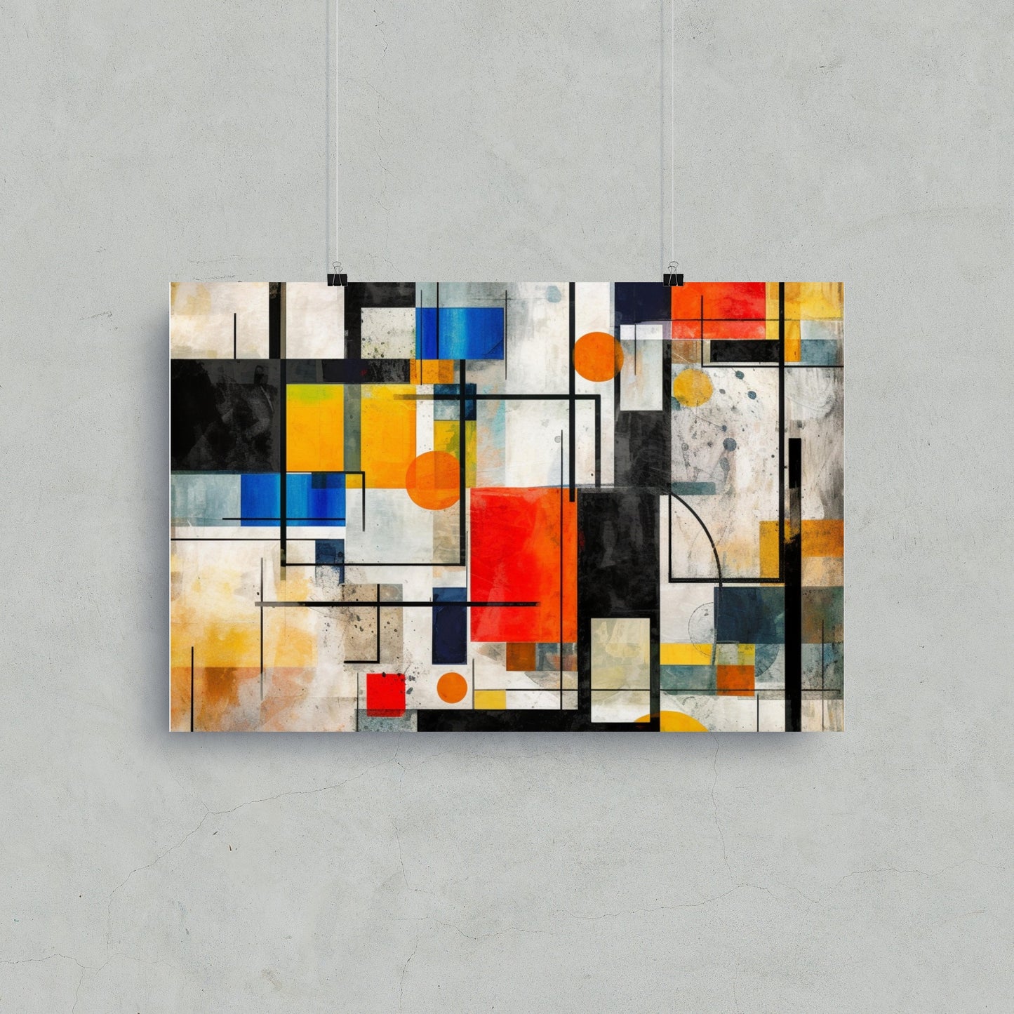 Abstract Geometric Colorful Modern Art Wall Décor product
