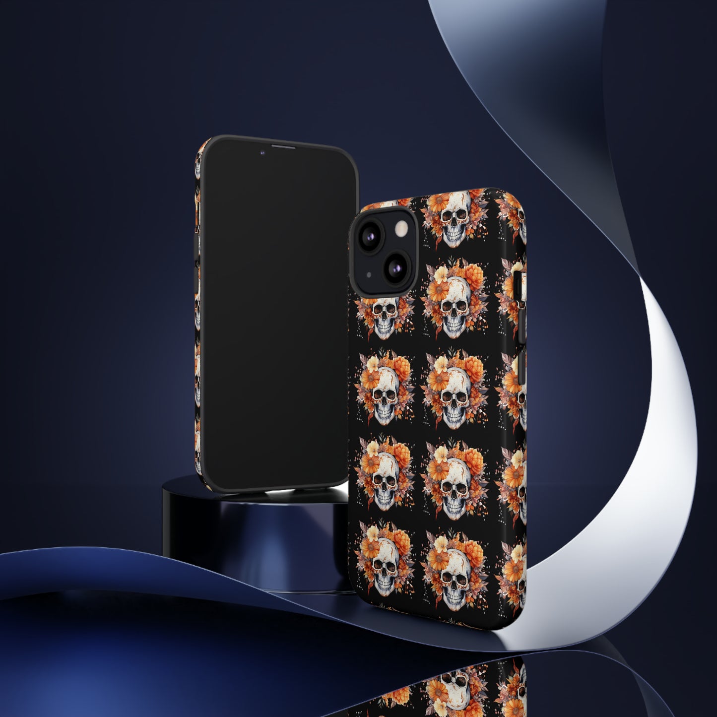 Skeleton iPhone Case, Goth Cell Phone Case, Halloween Skeleton Phone Case,