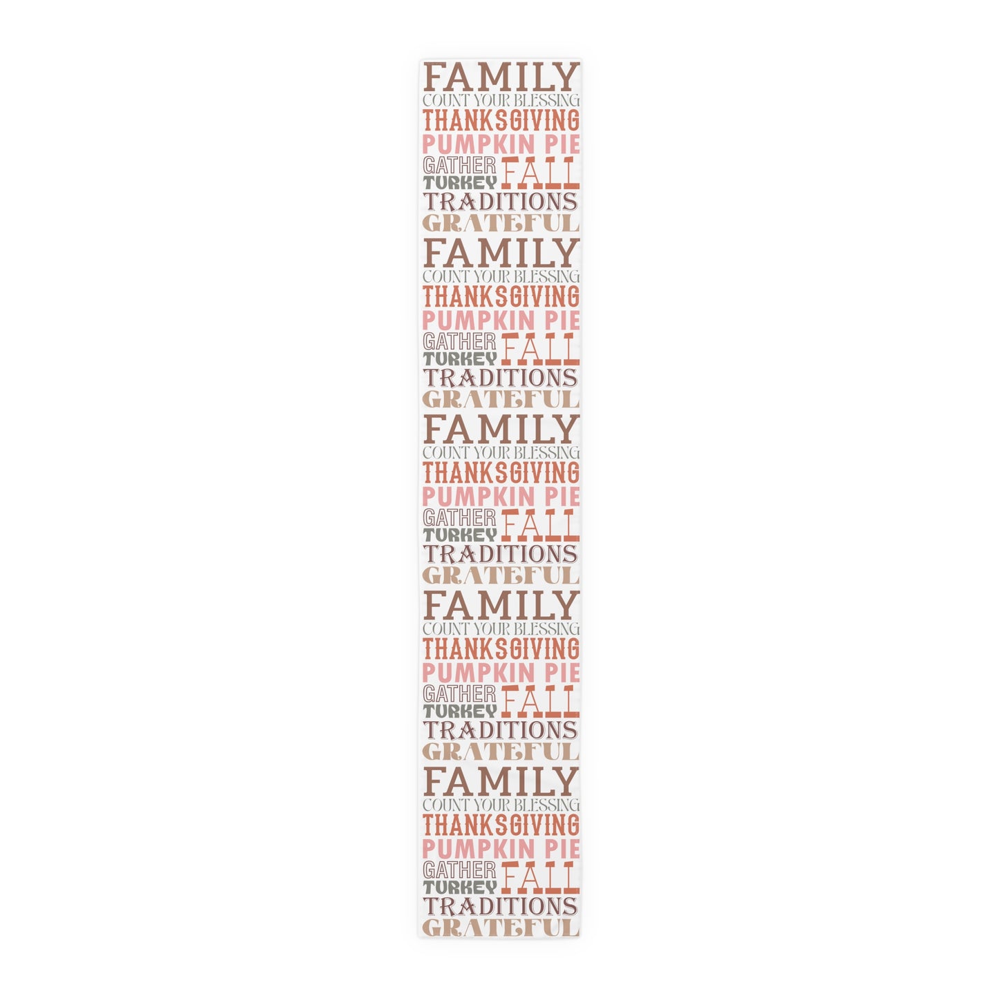 Thanksgiving Table Runner, Elegant Table Decoration Fall Holiday Table Decor
