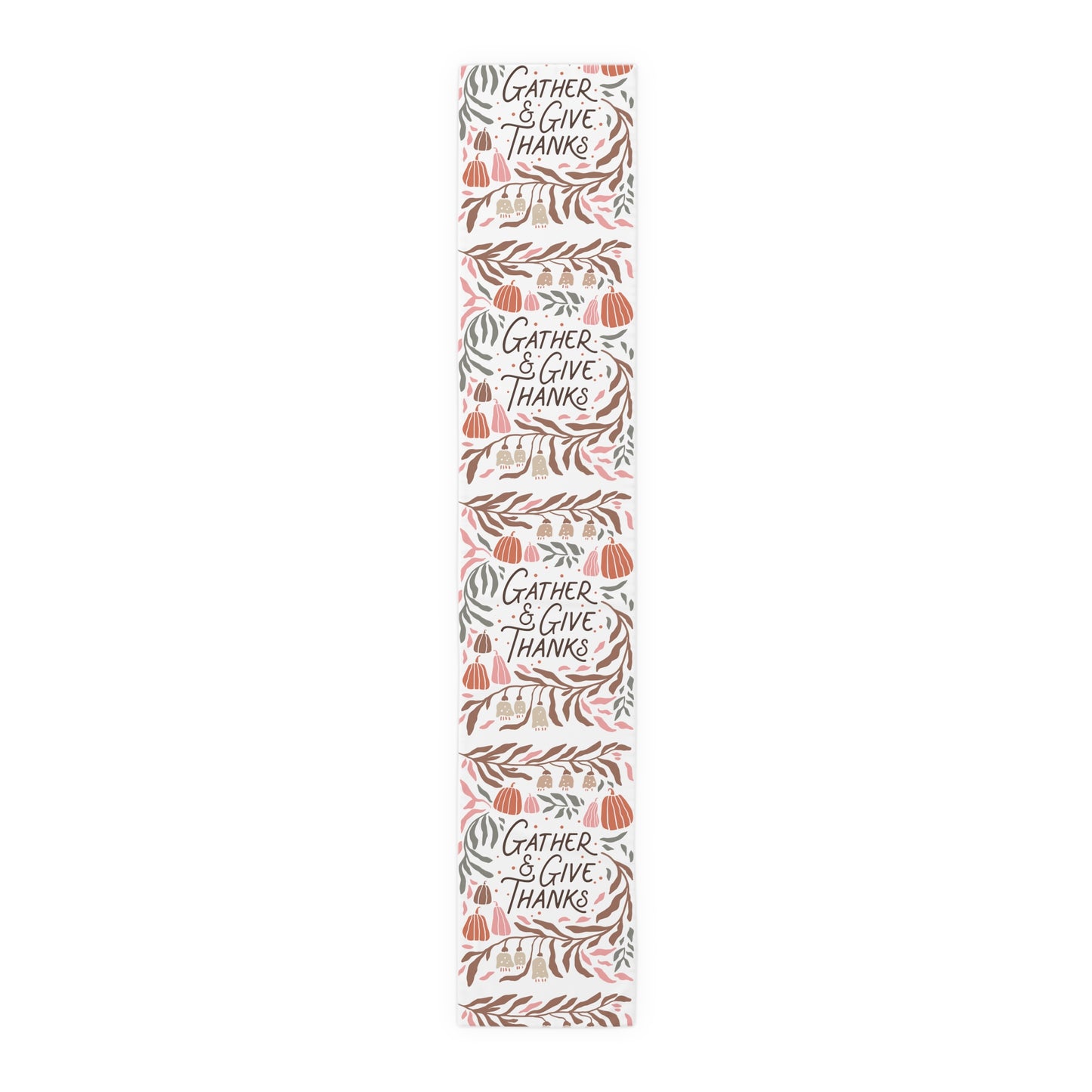 Thanksgiving Table Runner, Elegant Table Decoration, Fall Holiday Table Cloth,