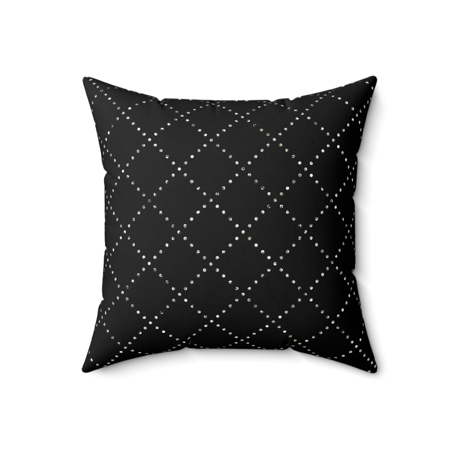 Black and White Square Couch Pillow Decorative Pillow Home Decor