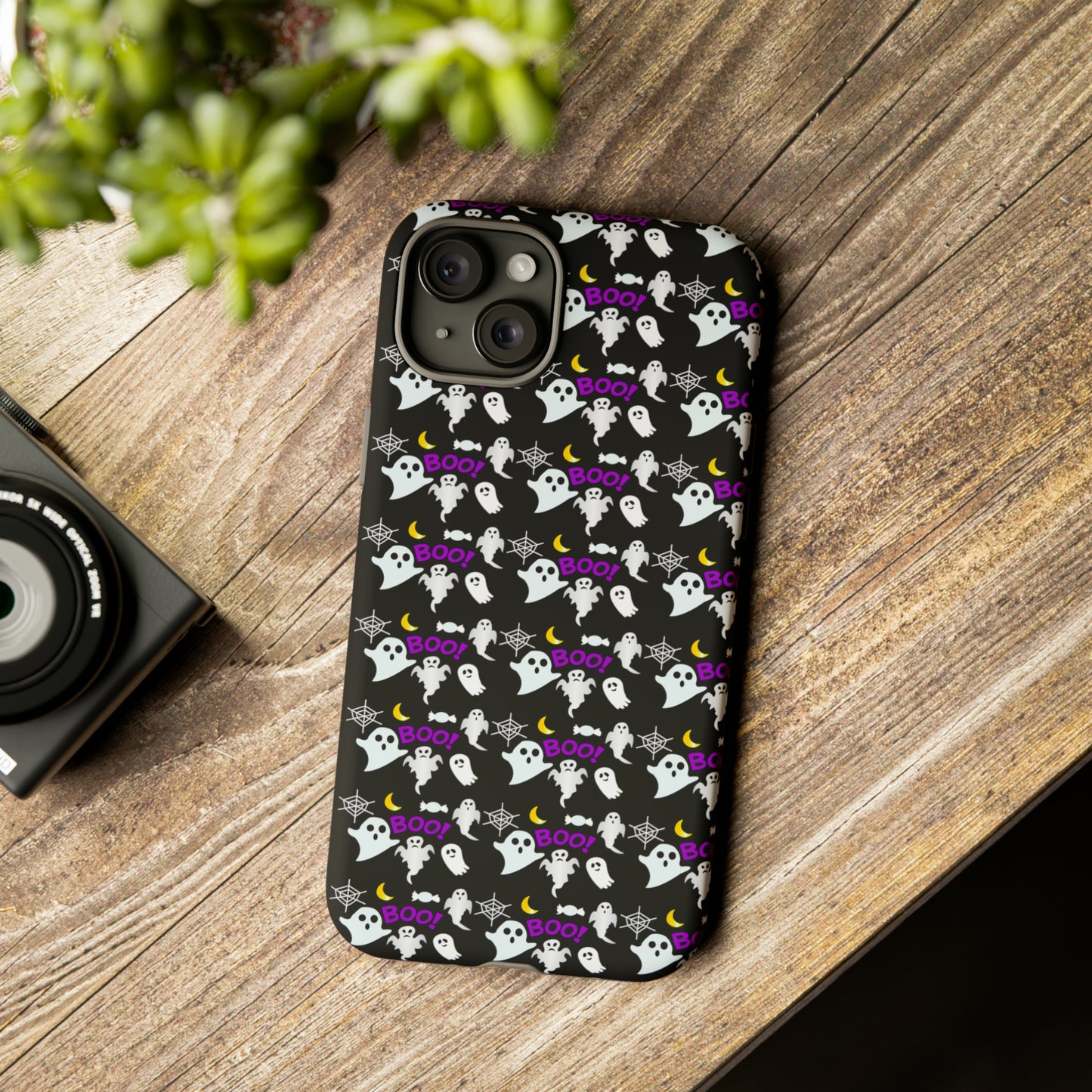 Ghost Halloween iPhone Case, Cute Goth Cell Phone Case, Ghost iPhone Case,