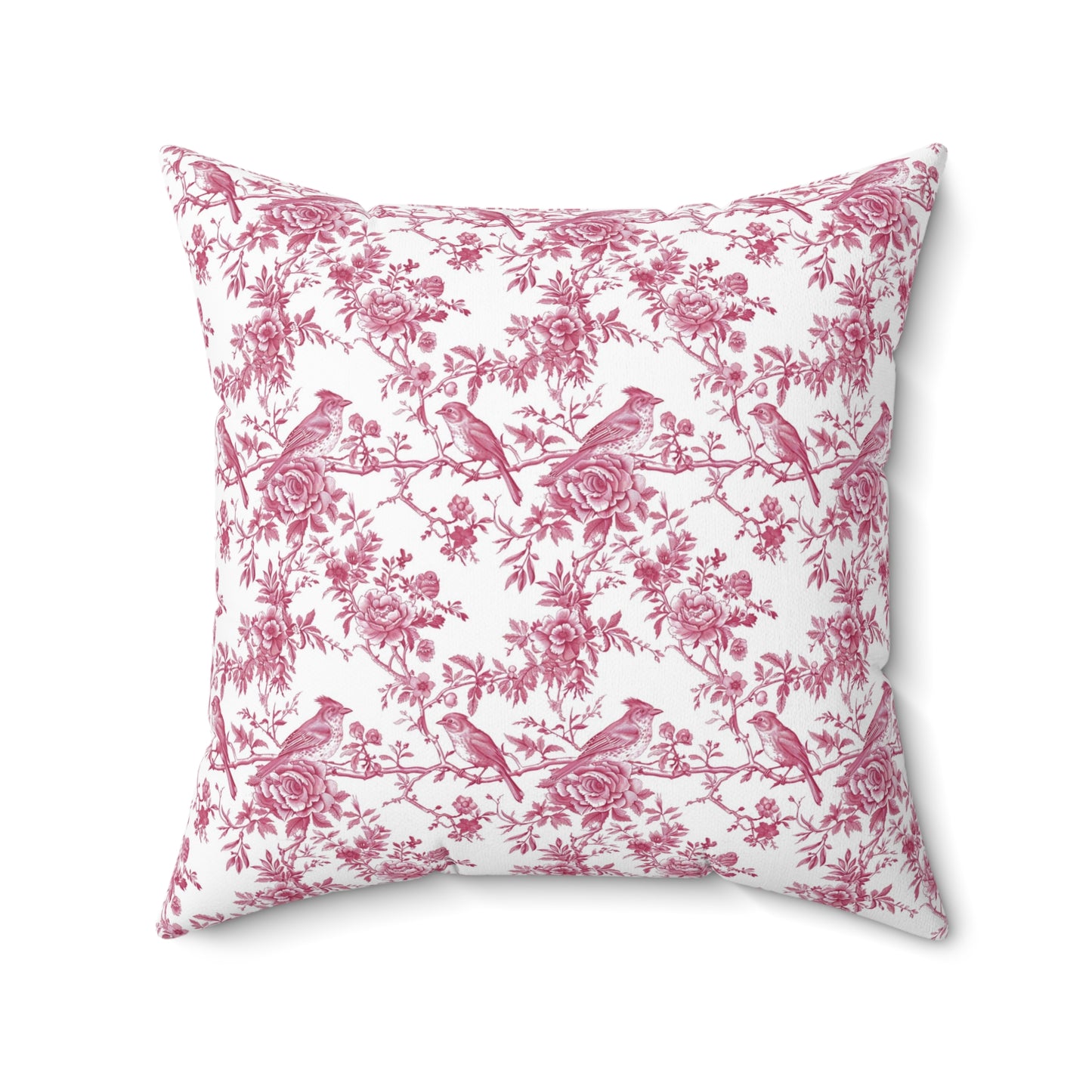Pink Toile De Jouy Throw Pillow Pink Throw Pillow Cover Decorative Couch Pillows