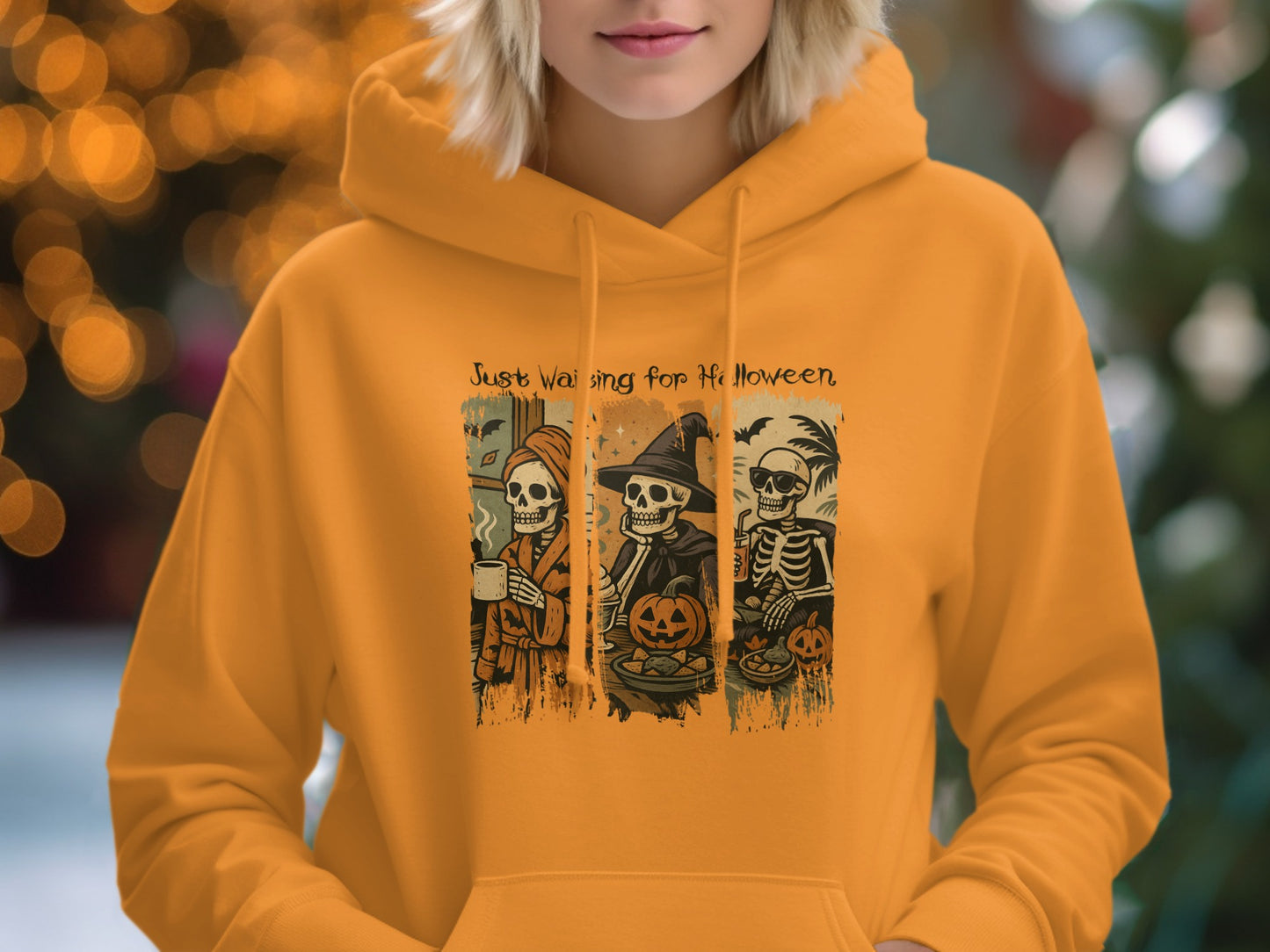 Just Waiting for Halloween Graphic Hoodie product type