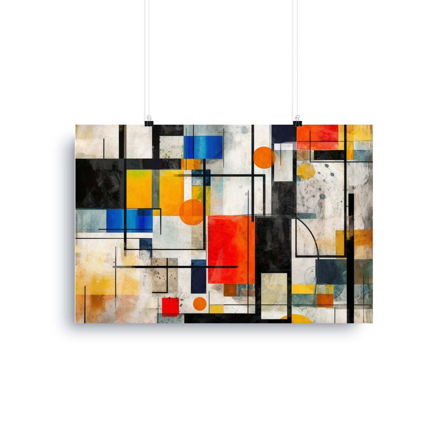 Modern Abstract Geometric Design Art Print product type