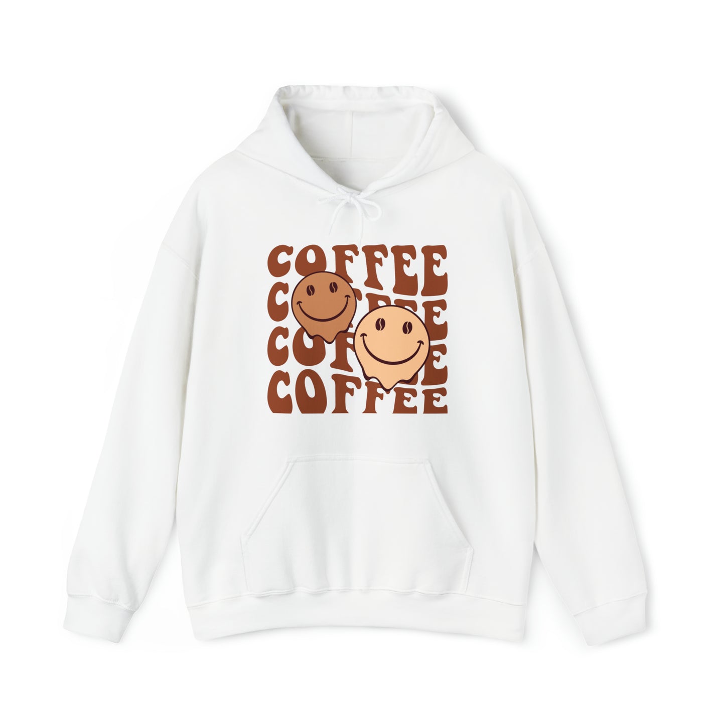 Retro Coffee Hoodie Sweatshirt, Oversize Streetwear Unisex Hooded Sweatshirt
