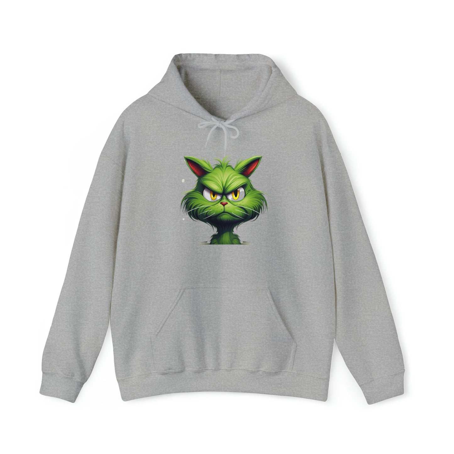 Funny Cat Hoodie, Cute Cat Hoodie, Grumpy Cat Pullover, Unisex Hooded Sweatshirt