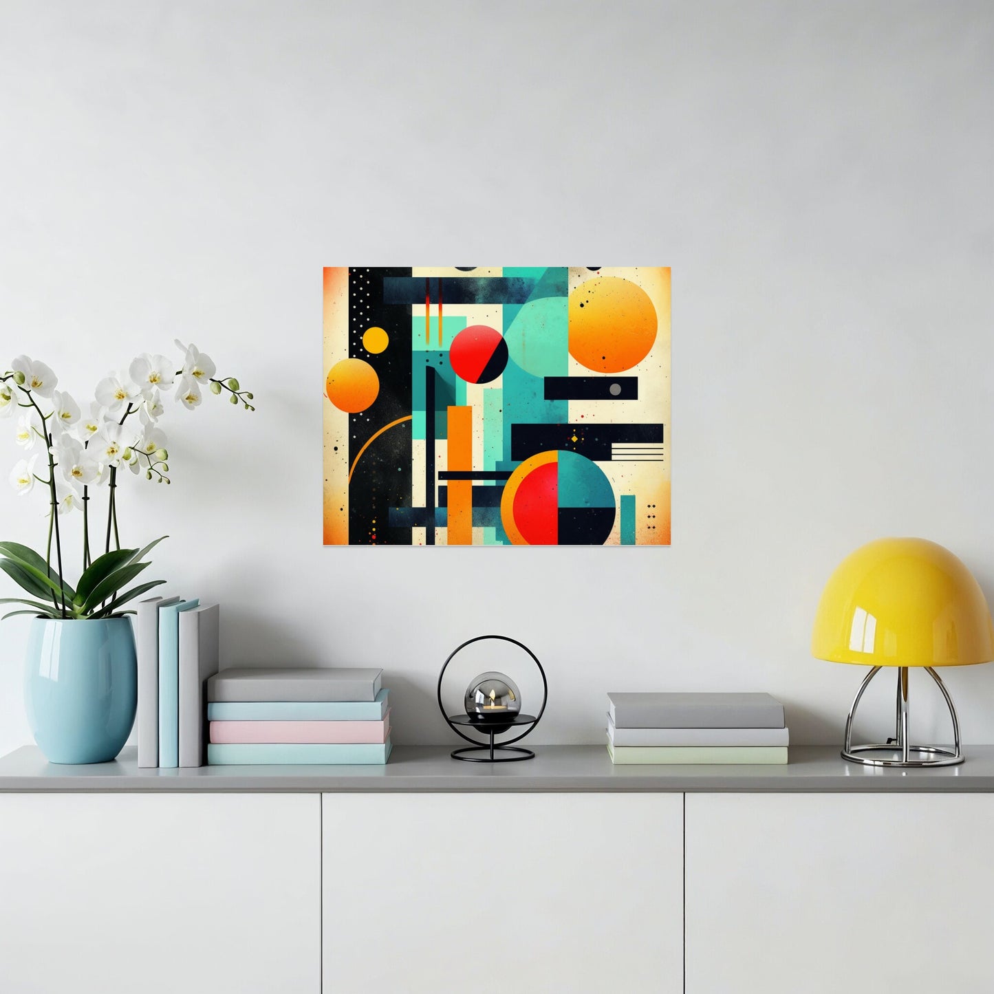 Modern Abstract Geometric Art Canvas Print product