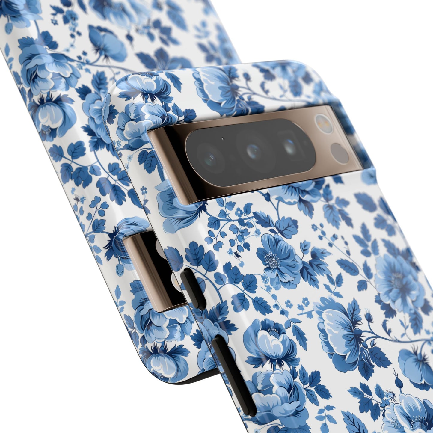 Phone Case - Blue Floral French Cottagecore Tough Case
