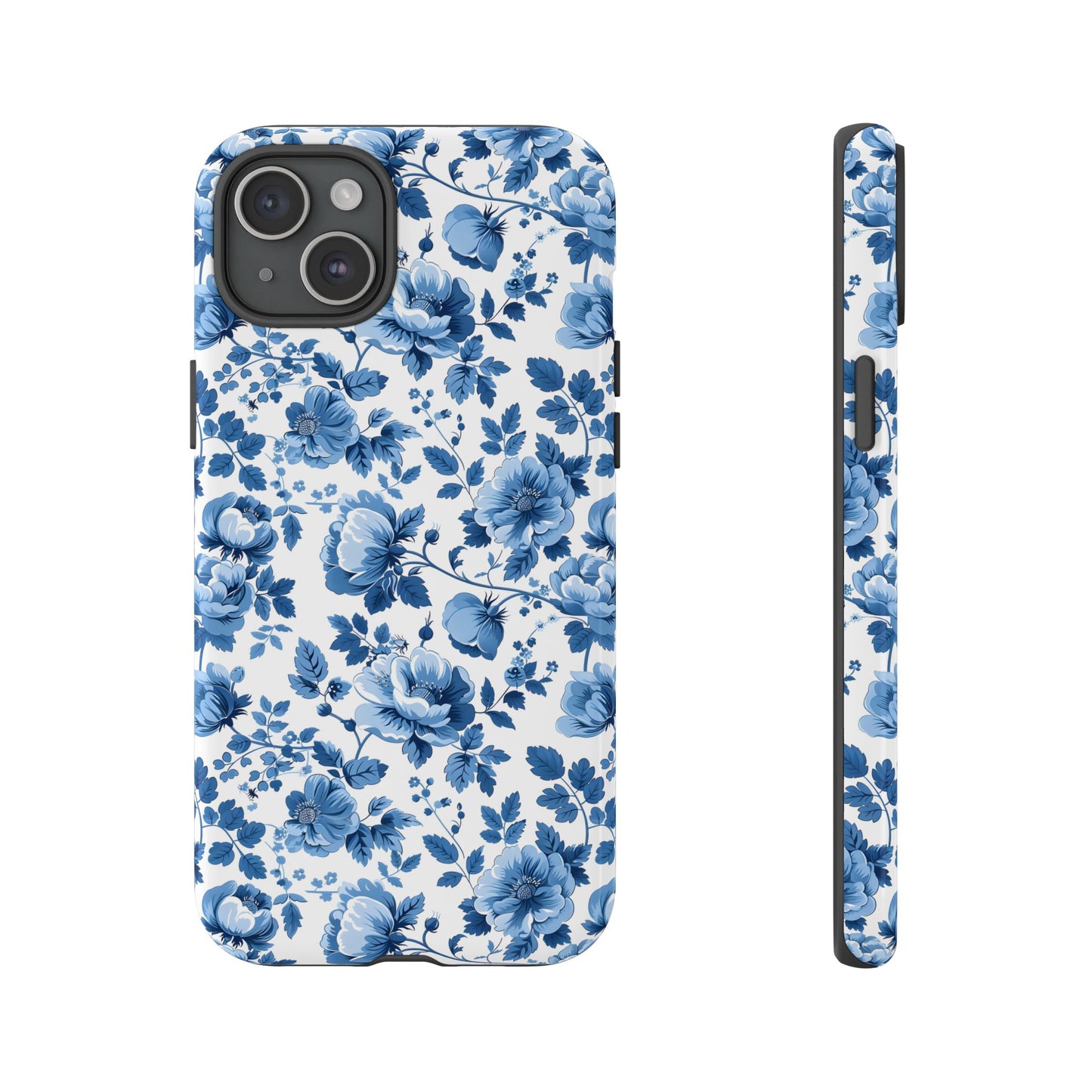 Phone Case - Blue Floral French Cottagecore Tough Case