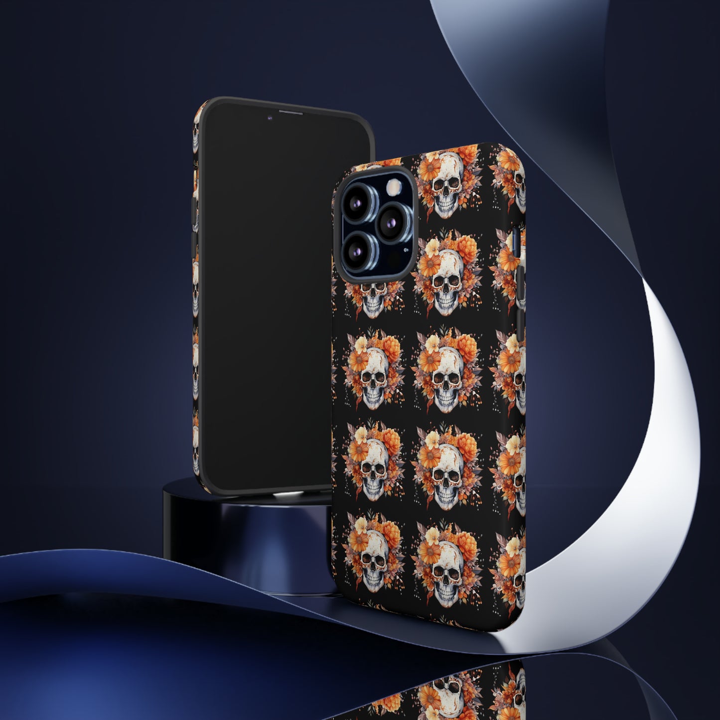 Skeleton iPhone Case, Goth Cell Phone Case, Halloween Skeleton Phone Case,