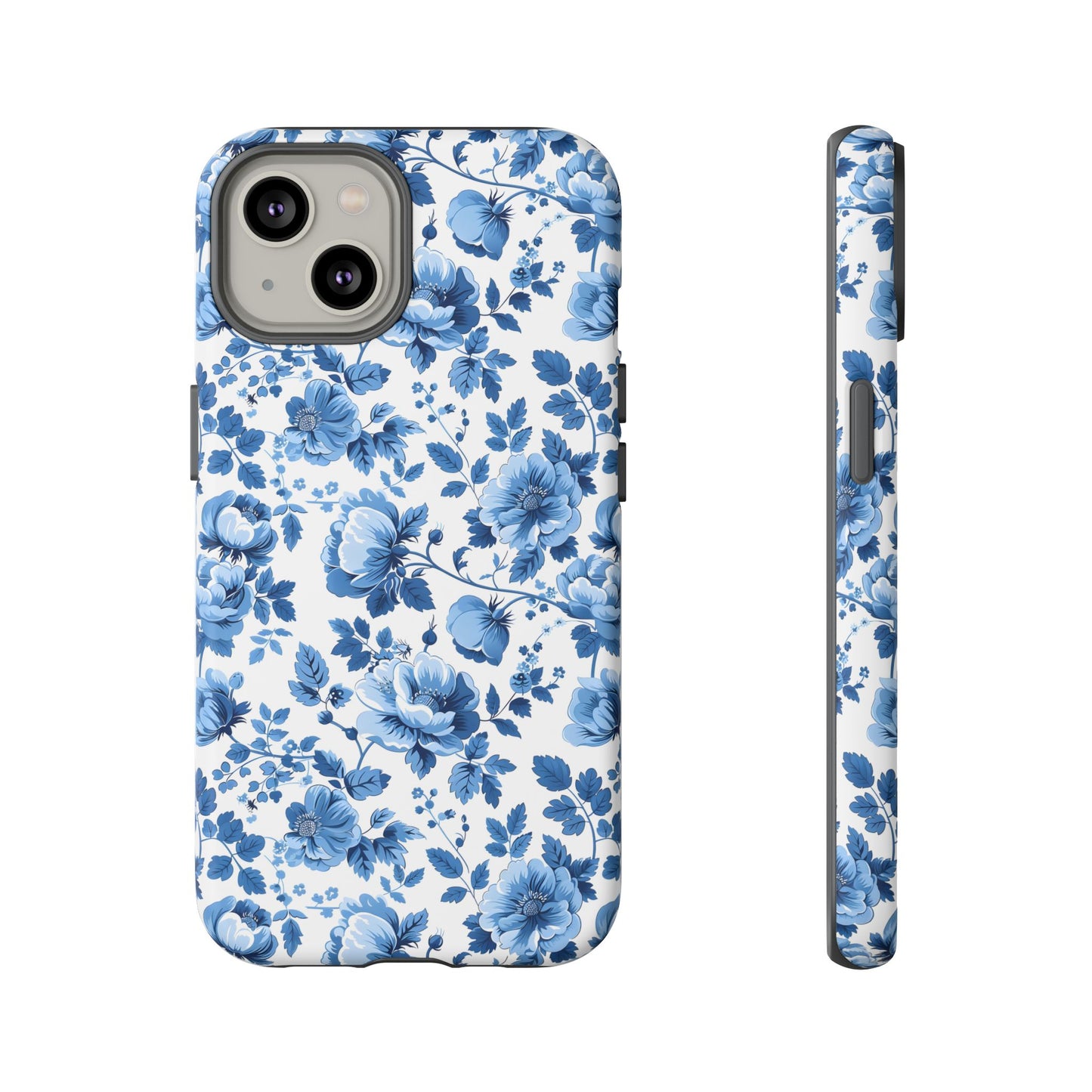 Phone Case - Blue Floral French Cottagecore Tough Case