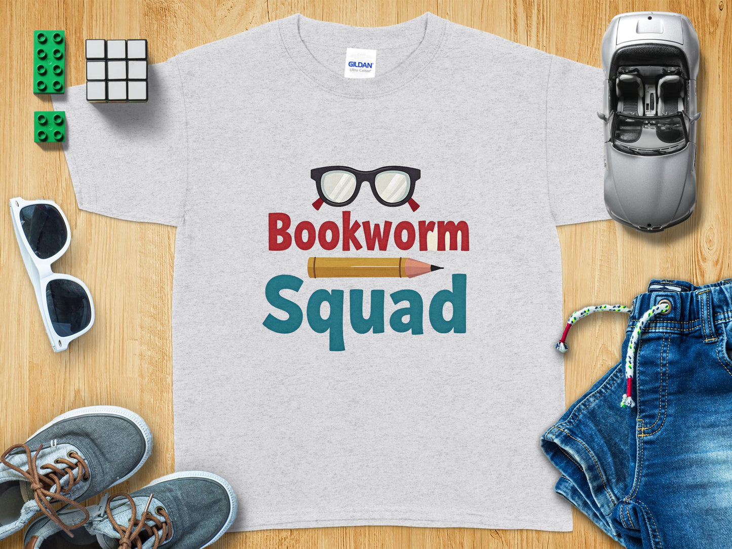Bookworm Squad Graphic T-Shirt Kids Product