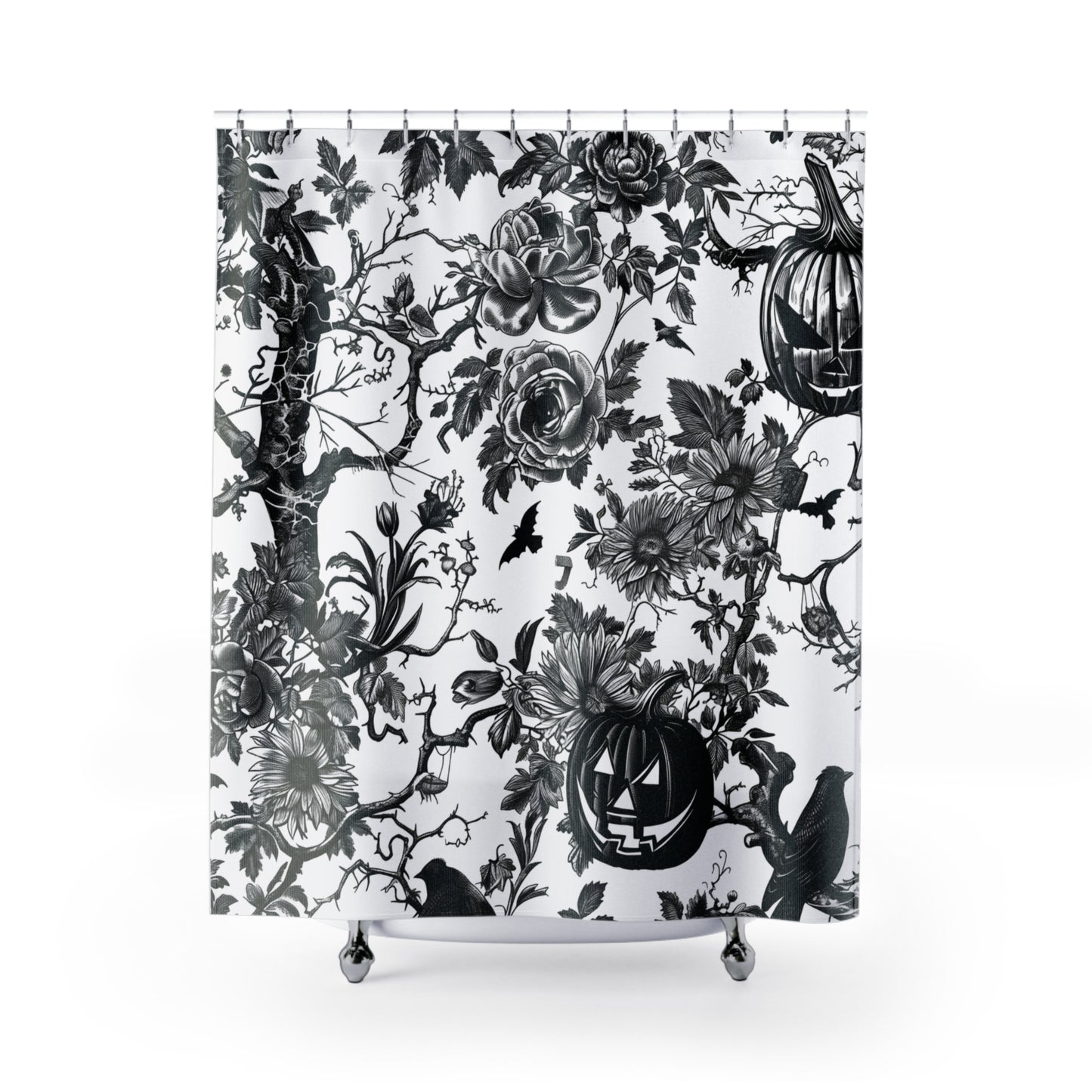 Vintage Halloween Themed Shower Curtain product