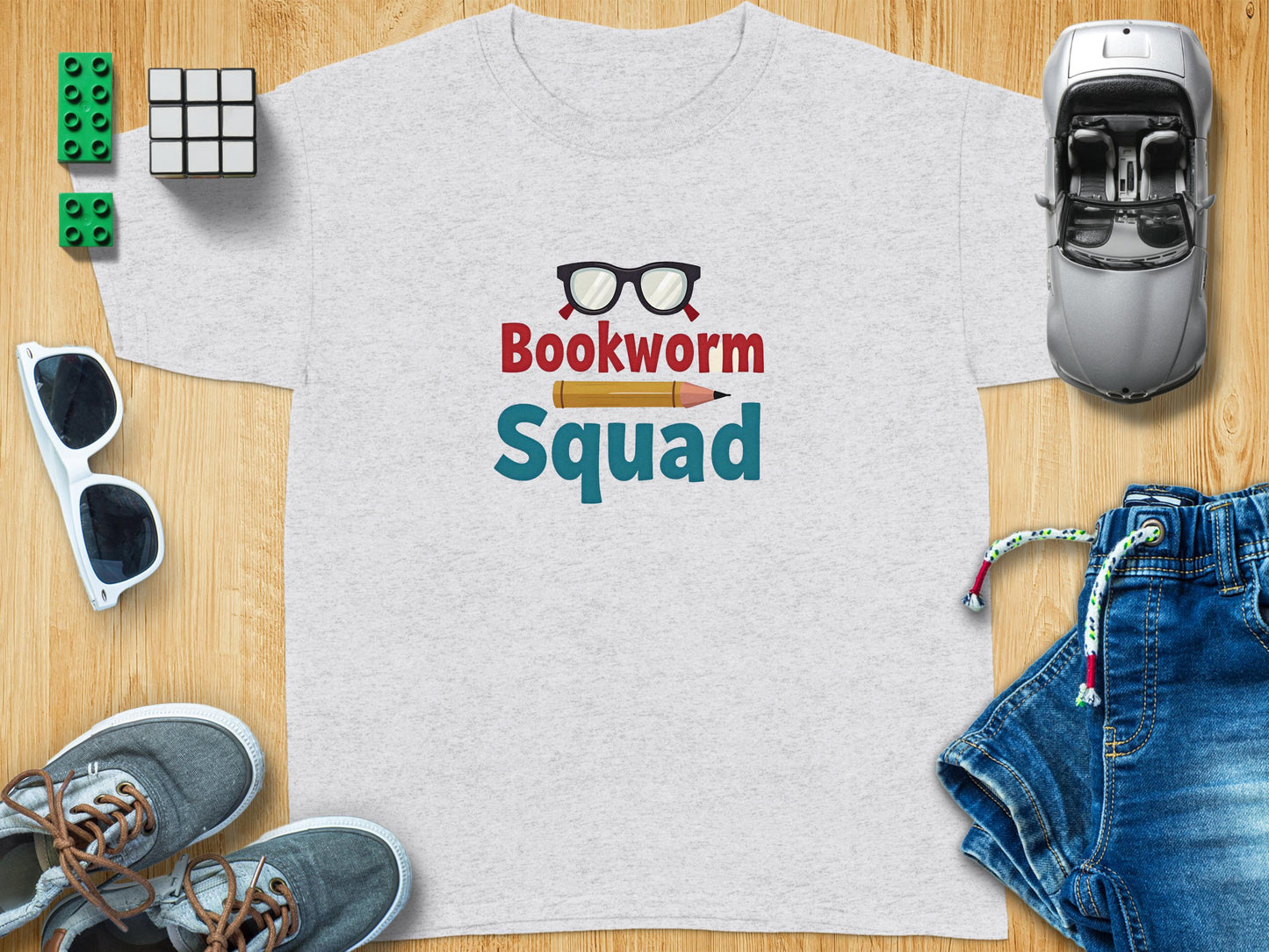 Bookworm Squad Graphic T-shirt for Readers product type