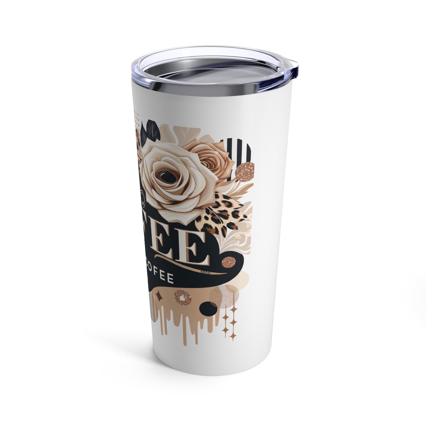 Stylish Coffee Lover's Tumbler - 20 oz - Gift Ready Tumbler Cup