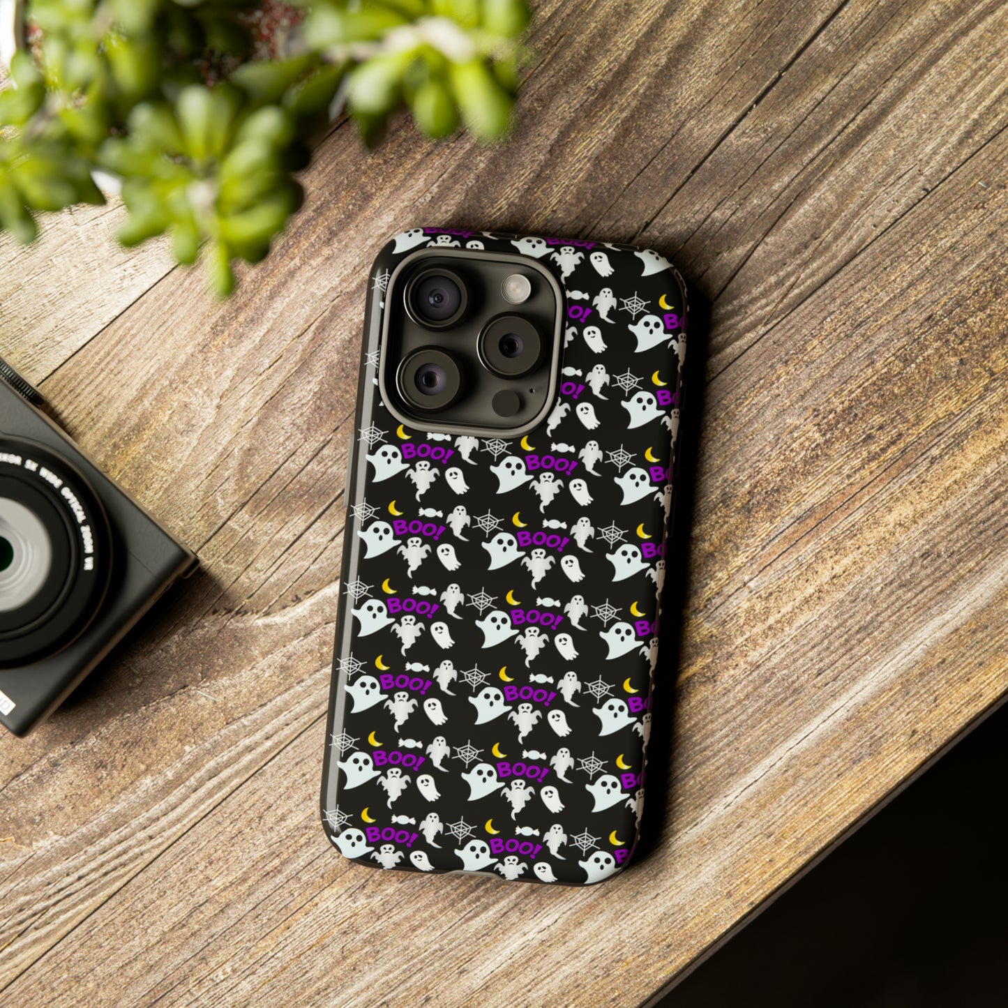 Ghost Halloween iPhone Case, Cute Goth Cell Phone Case, Ghost iPhone Case,