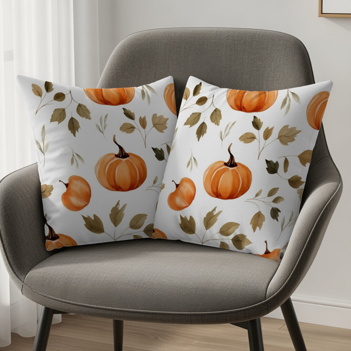 Autumn Pumpkin Pattern Decorative Pillow product type