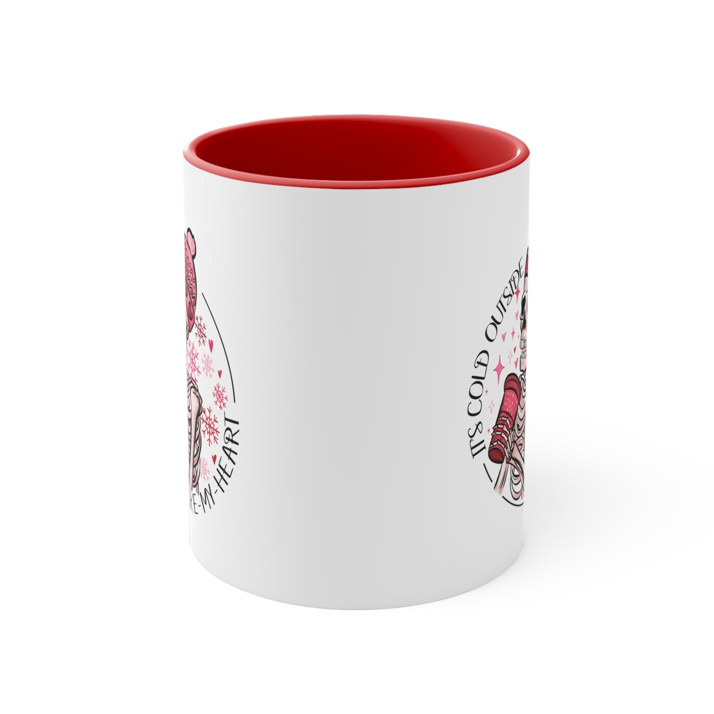 Skeleton Valentine Gothic Accent Coffee Mug, Sarcastic Funny Dark 11oz