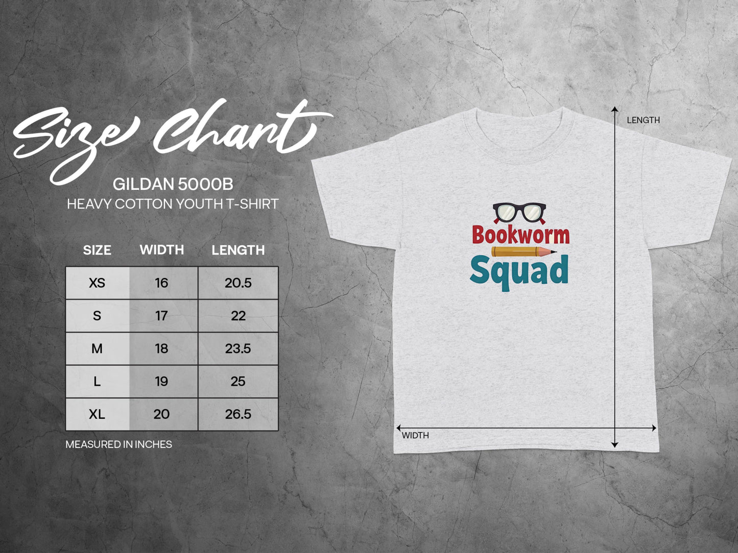 Bookworm Squad Graphic Youth T-Shirt product