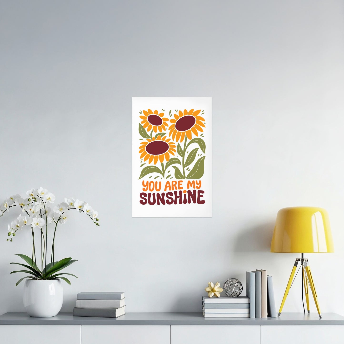 You Are My Sunshine Sunflower Wall Art product