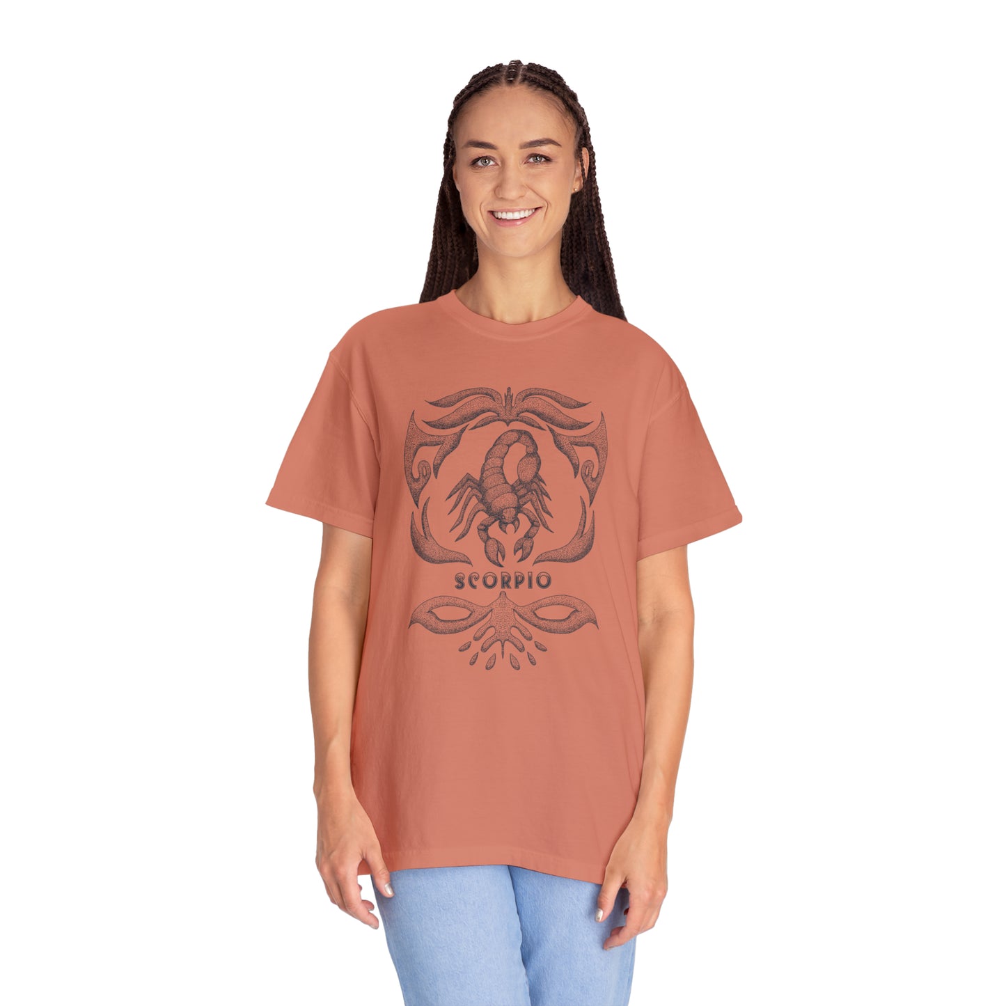 Comfort Colors Scorpio Vintage Shirt, Zodiac T-shirt, Leo Shirt Unisex Garment-Dyed T-shirt