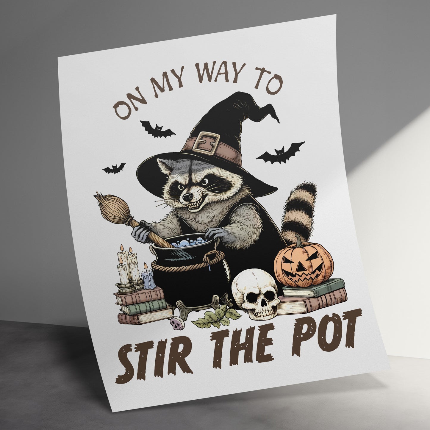 On My Way To Stir The Pot Halloween Poster product type