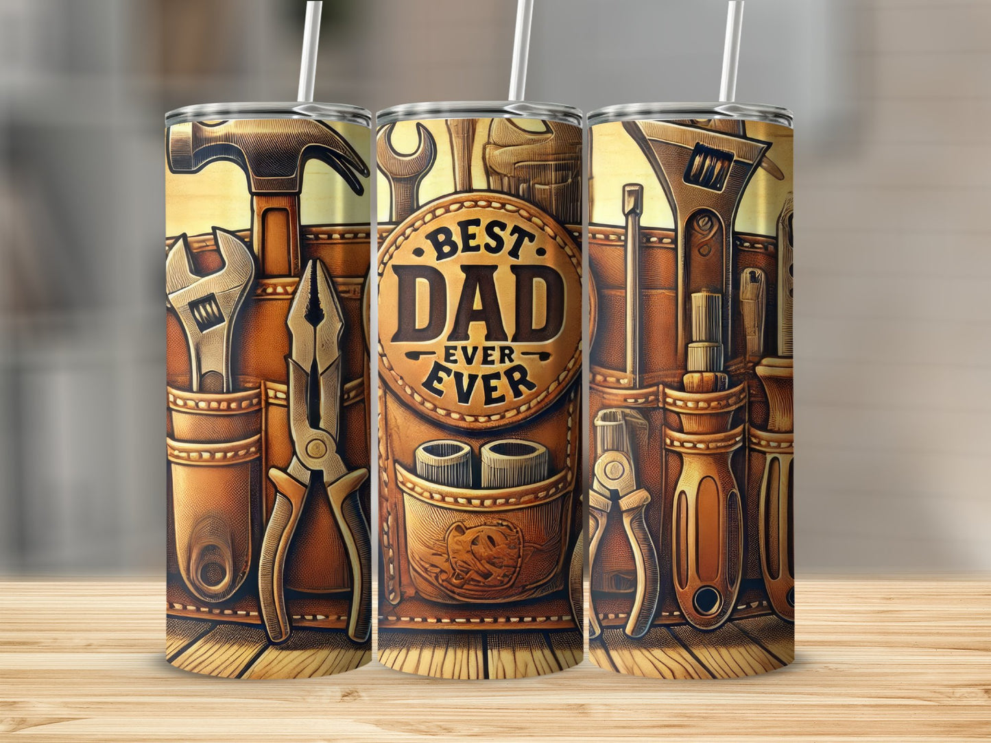 Best Dad Ever Ever Tool Themed Drinkware product type