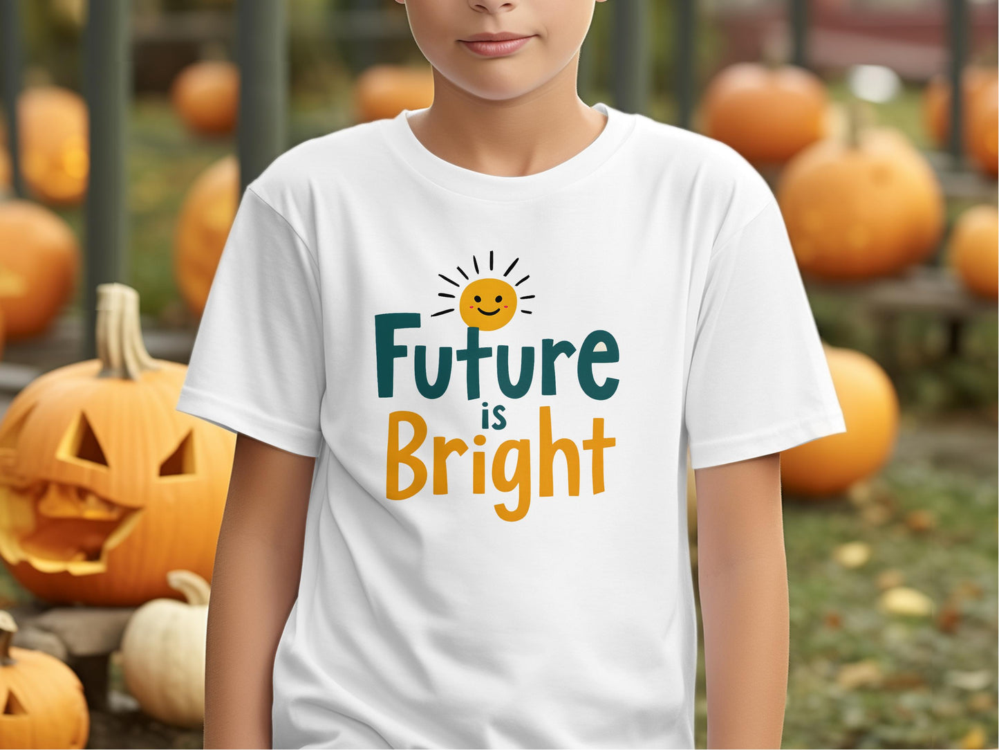 Future is Bright Pumpkin Patch T-Shirt product type