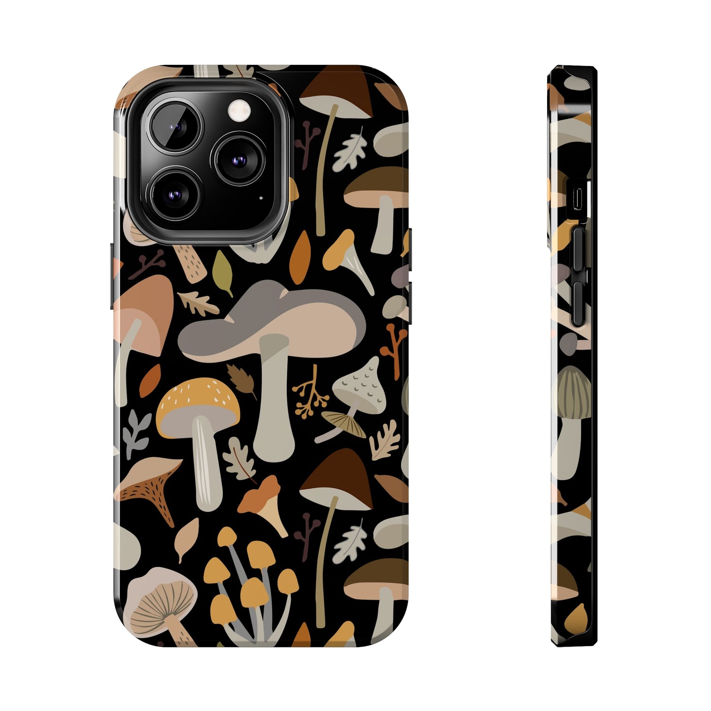 Mushroom Cell Phone Case, Boho Retro Cool Cute Tough Phone Cases