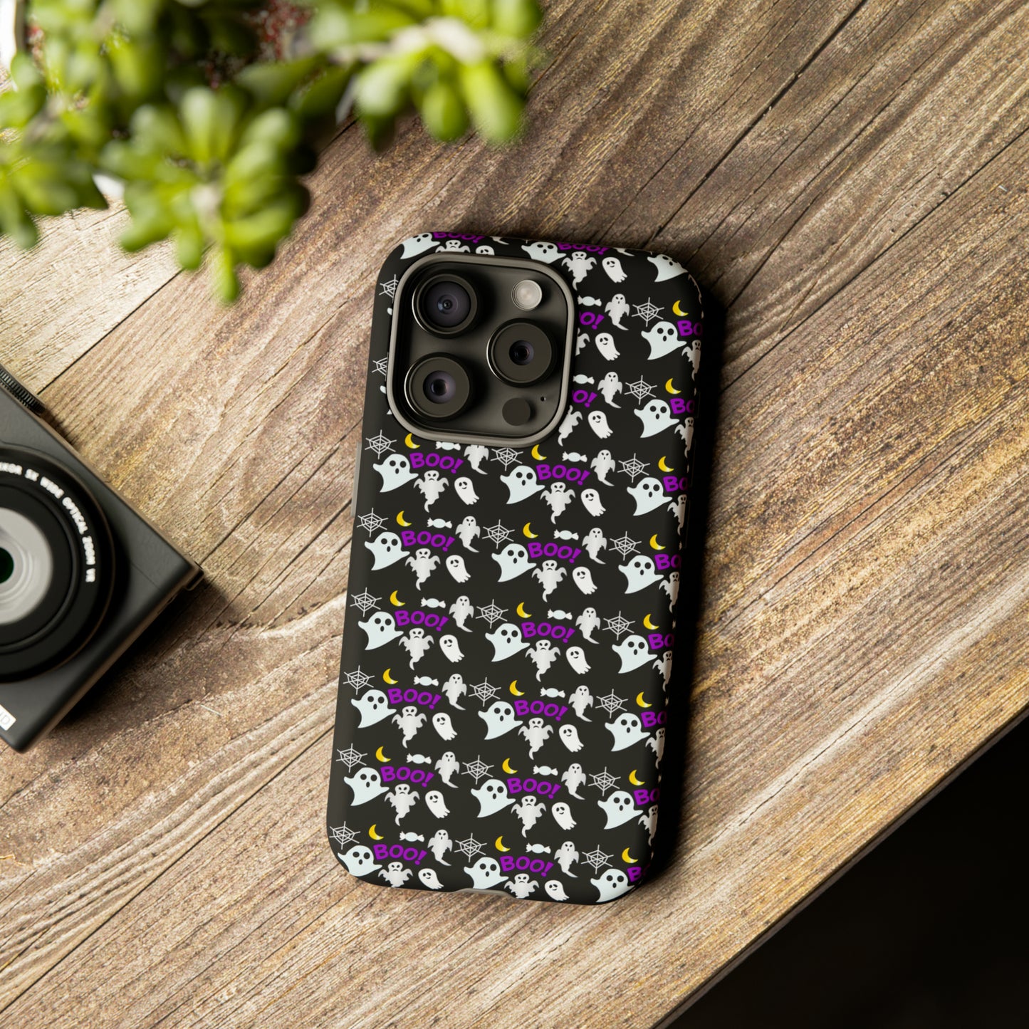 Ghost Halloween iPhone Case, Cute Goth Cell Phone Case, Ghost iPhone Case,