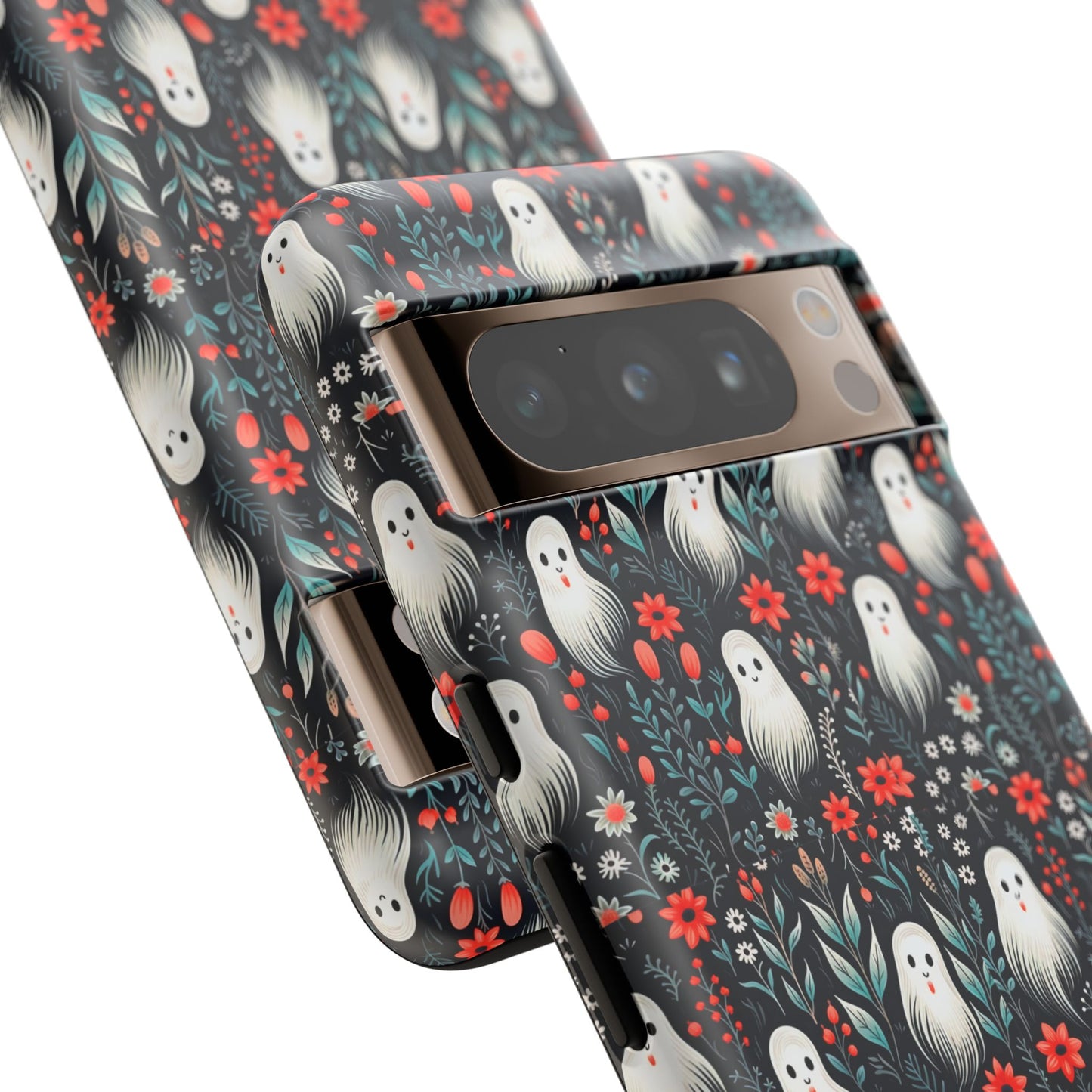 Cute Halloween Ghost Phone Case, Spooky Boho Cell Phone Case