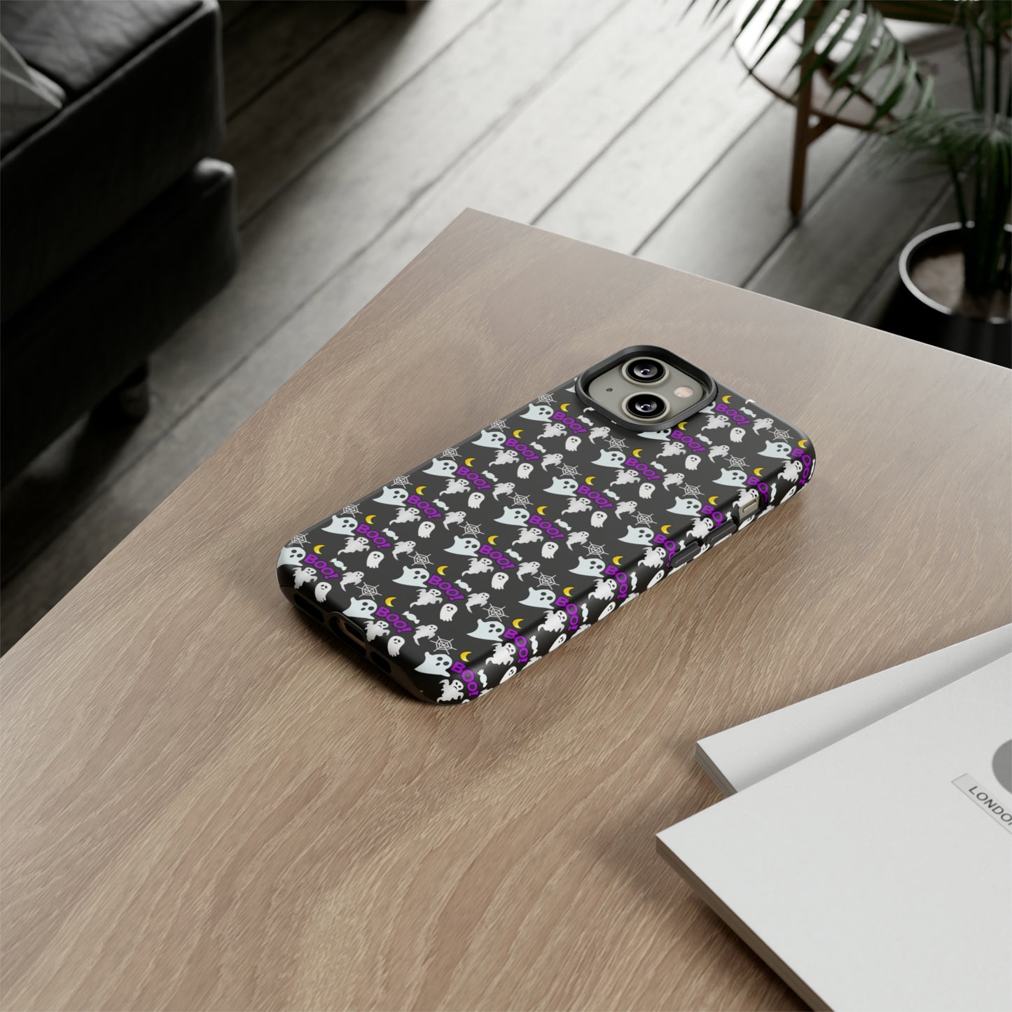 Ghost Halloween iPhone Case, Cute Goth Cell Phone Case, Ghost iPhone Case,