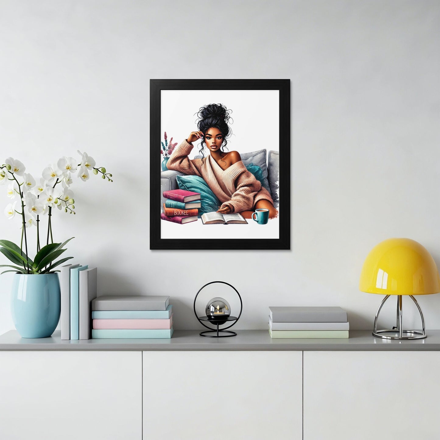 Cozy Reading Relaxation Art Print product