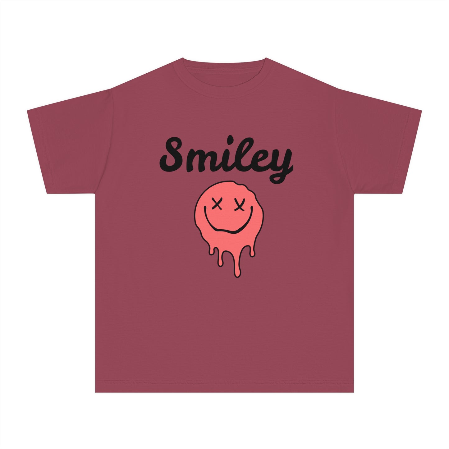 Smiley Face, Melting Smiley Face Shirt, Happy Face Vintage Retro Shirt Youth Midweight Tee