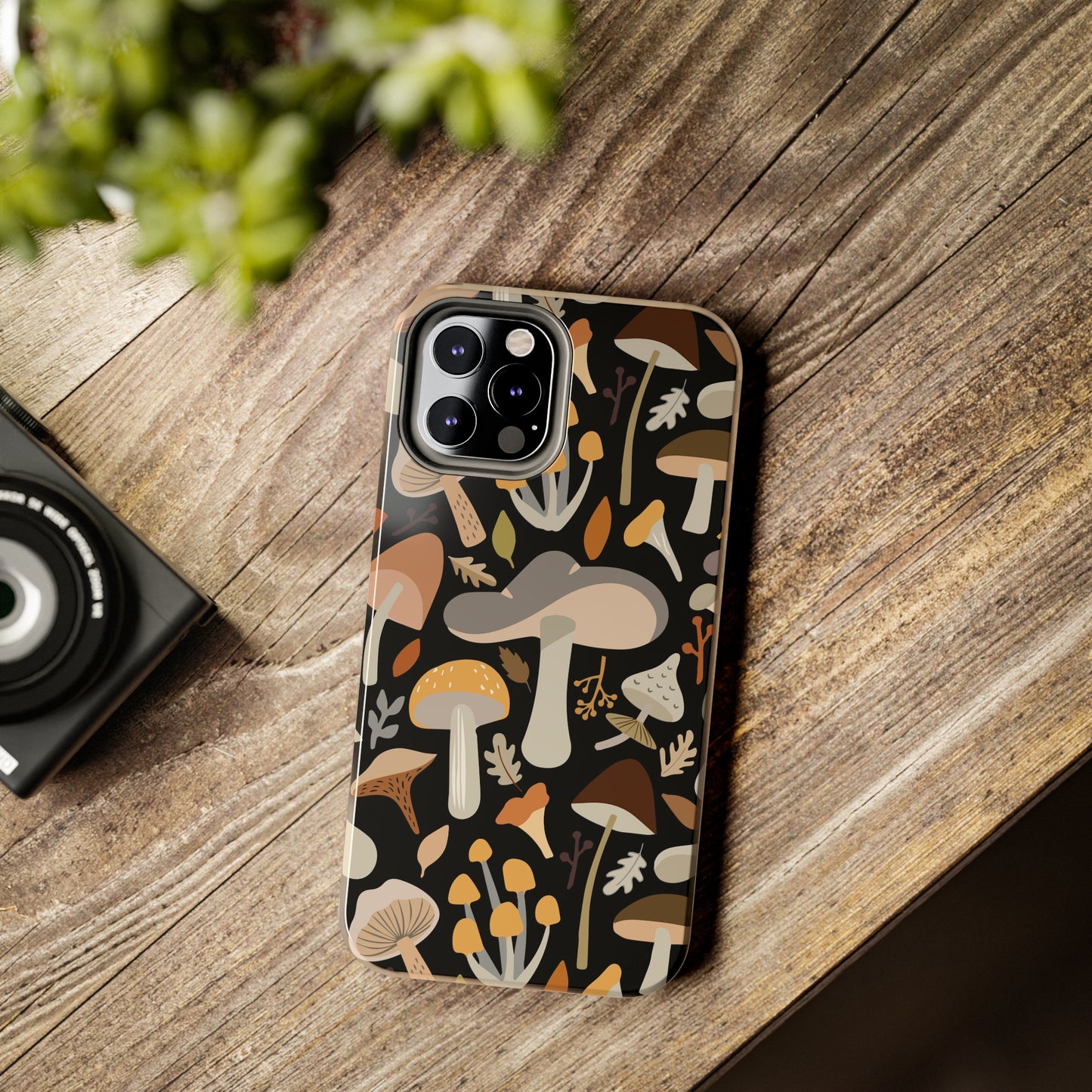 Mushroom Cell Phone Case, Boho Retro Cool Cute Tough Phone Cases
