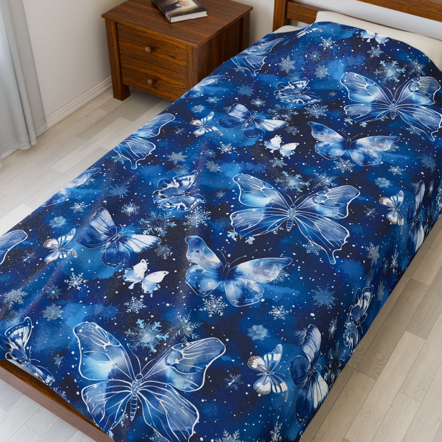 Butterfly Plush Blanket Cozy Throw Blanket Couch, Butterfly Decor