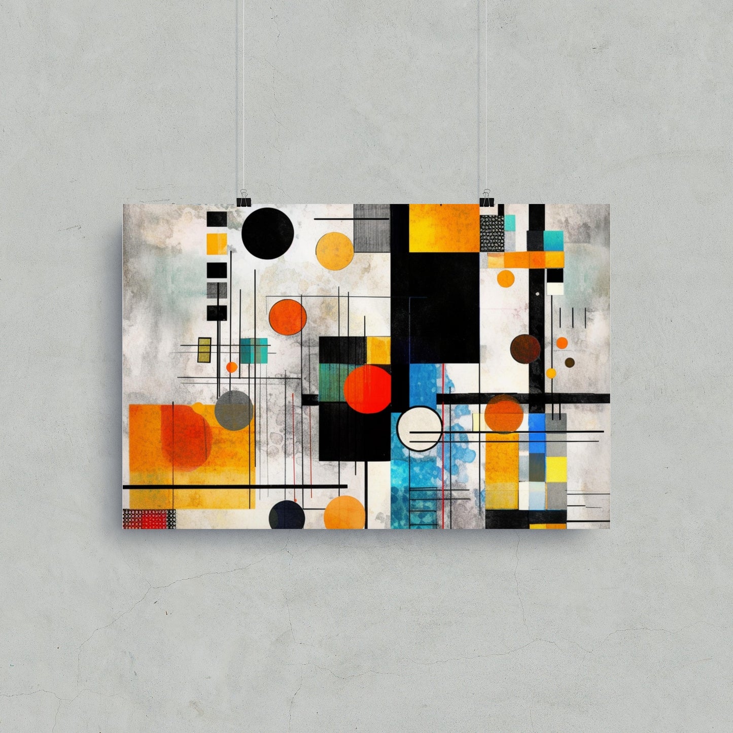 Abstract Geometric Modern Art Canvas Wall Decor product