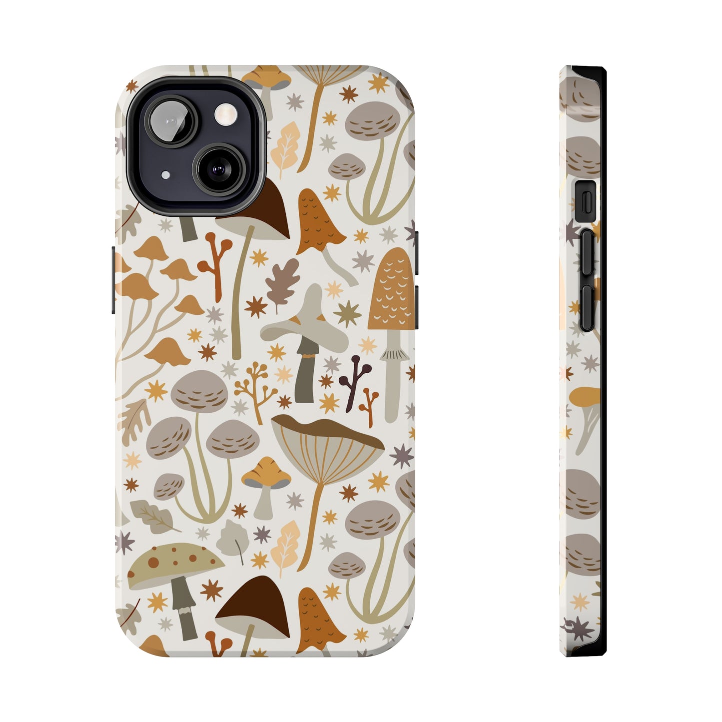 Mushroom Cell Phone Case, Boho Retro Cool Cute Tough Phone Cases
