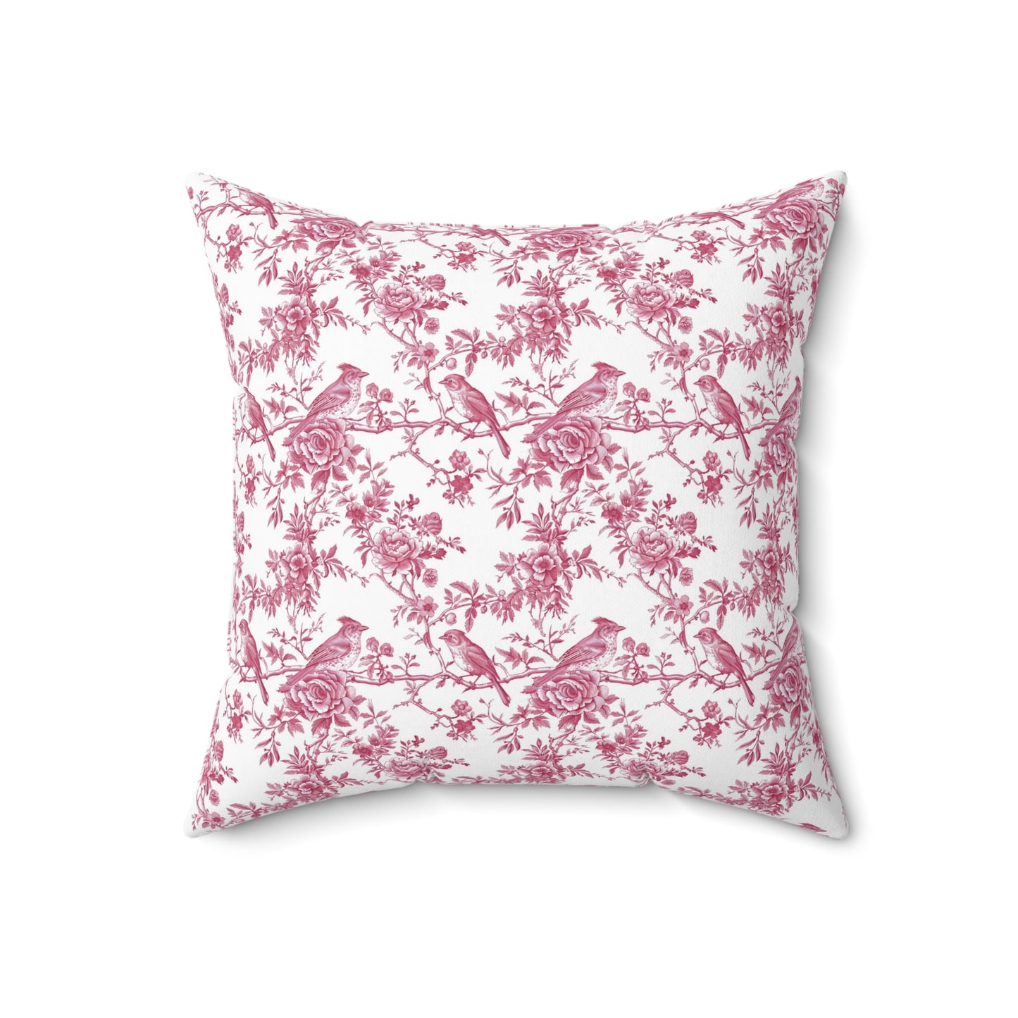 Pink Toile De Jouy Throw Pillow Pink Throw Pillow Cover Decorative Couch Pillows