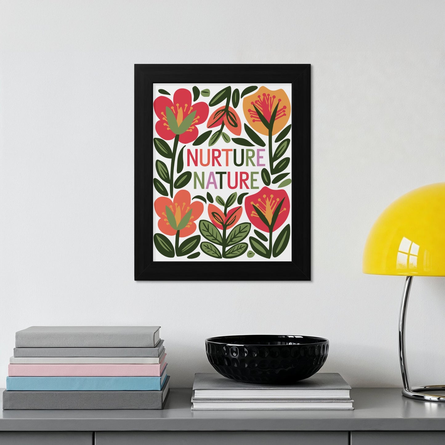Nurture Nature Print Wall Art Poster Frame Home Decor product