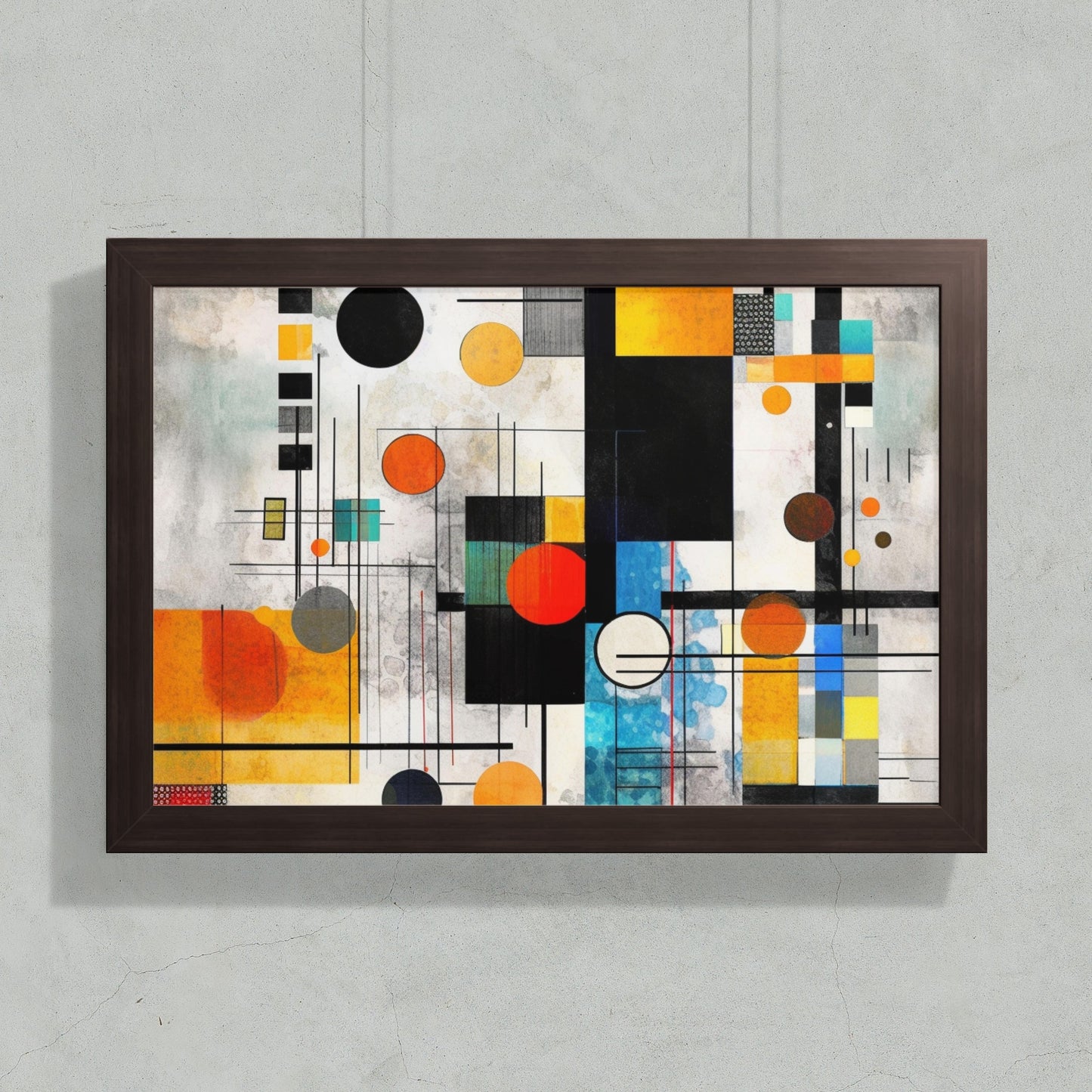 Abstract Geometric Art Canvas Wall Hanging product