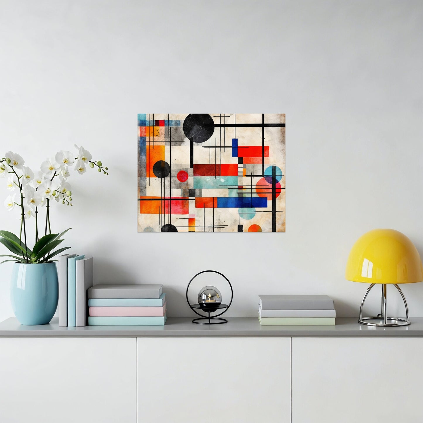 Colorful Abstract Geometric Art for Wall Decor product type