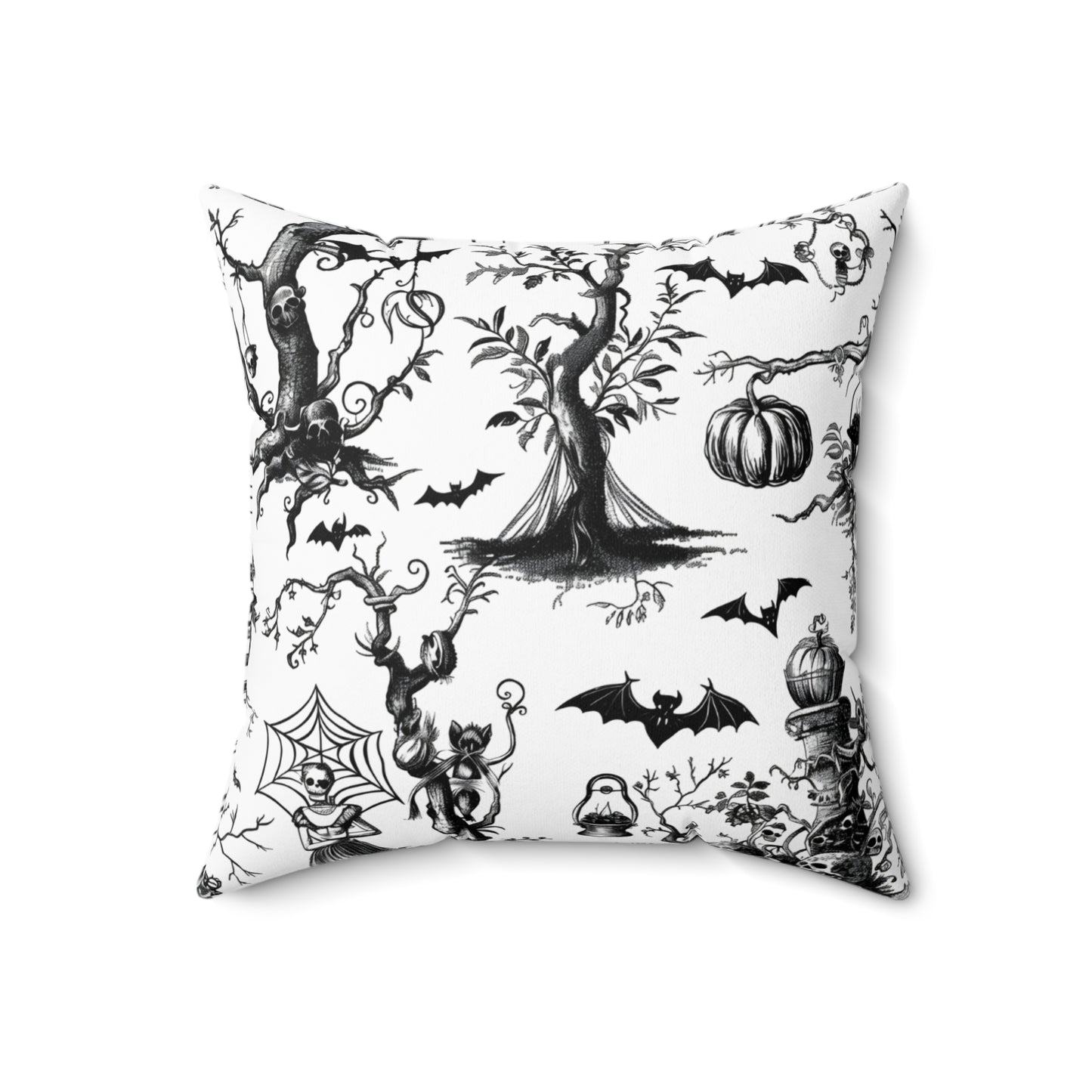 Spooky Halloween Patterned Throw Pillow product